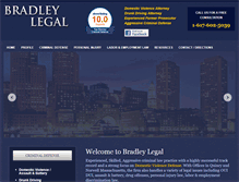 Tablet Screenshot of mbradleylegal.com